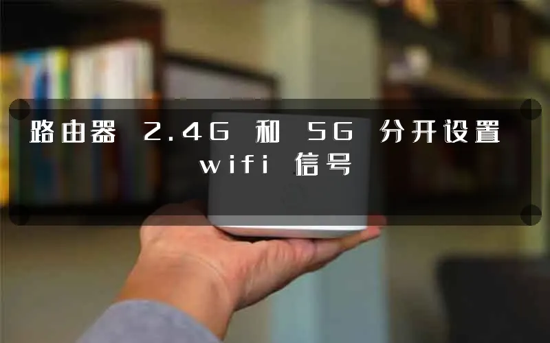 路由器 2.4G 和 5G 分开设置 wifi 信号
