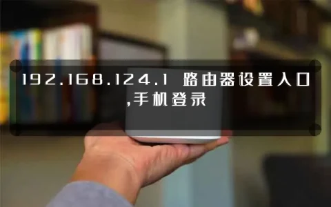 192.168.124.1 路由器设置入口,手机登录